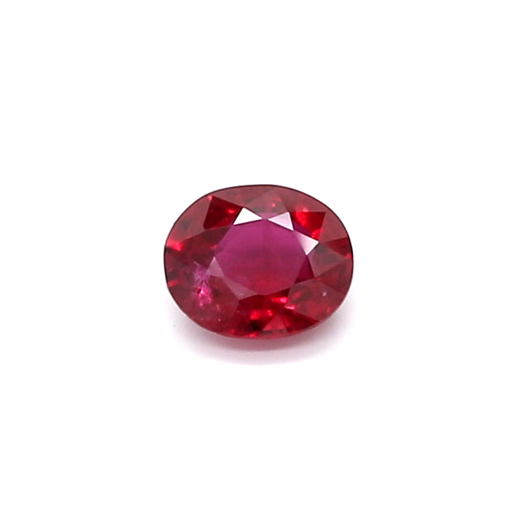 0.39ct Oval Ruby, H(b), Mozambique - 4.88 x 4.10 x 2.26mm