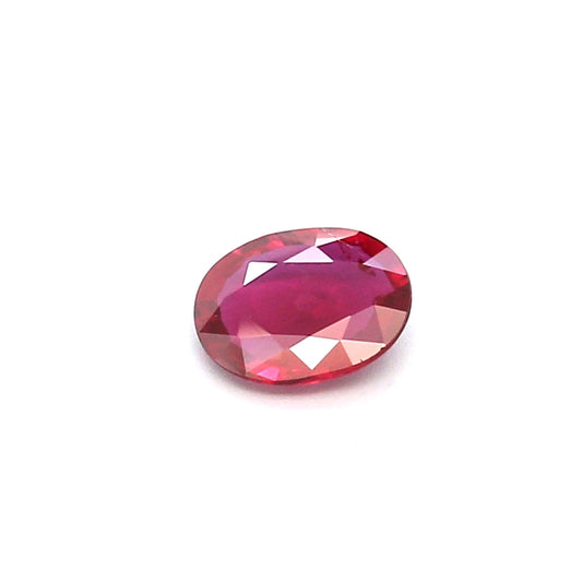 0.40ct Oval Ruby, Heated, Thailand - 5.68 x 4.32 x 1.65mm