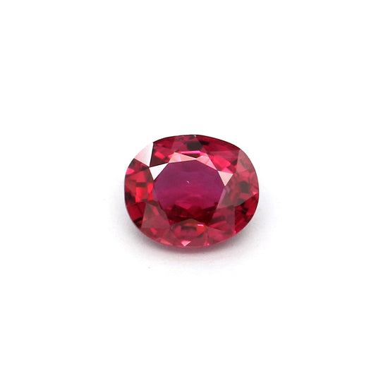 0.40ct Oval Ruby, Heated, Thailand - 4.92 x 4.14 x 2.24mm