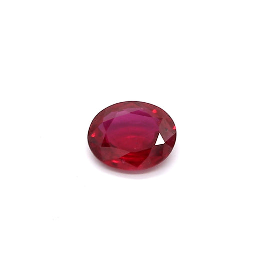 0.41ct Oval Ruby, Heated, Thailand - 5.31 x 4.33 x 1.88mm