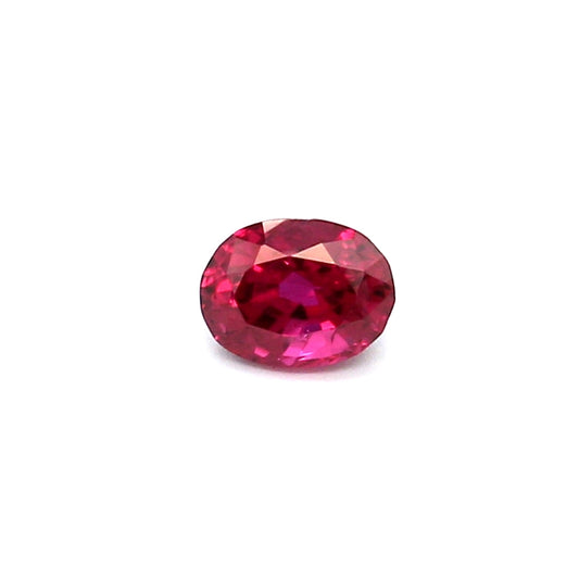 0.41ct Oval Ruby, Heated, Thailand - 4.81 x 3.71 x 2.89mm