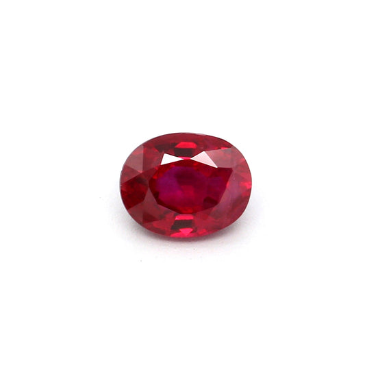 0.41ct Oval Ruby, H(b), Myanmar - 4.98 x 3.95 x 2.33mm