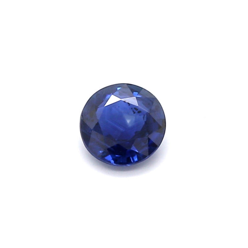 0.43ct Round Sapphire, Heated, Basaltic - 4.91 x 4.97 x 2.15mm