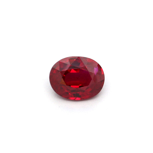 0.43ct Oval Ruby, H(a), Myanmar - 4.98 x 3.91 x 2.53mm