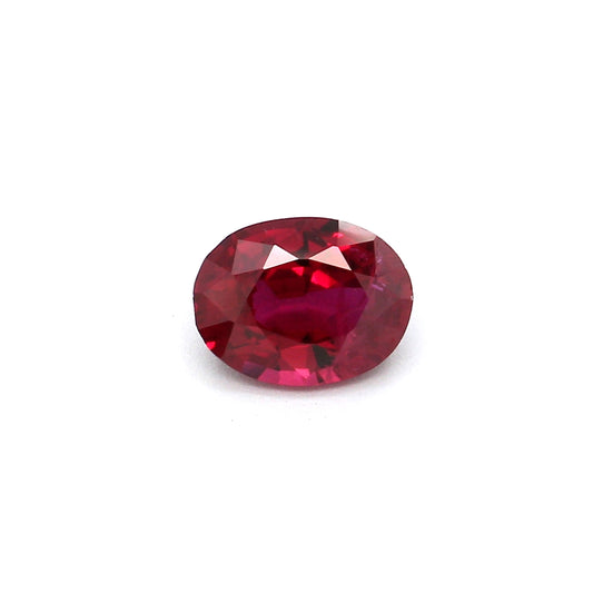 0.43ct Oval Ruby, Heated, Thailand - 5.31 x 4.07 x 2.46mm