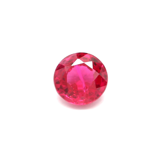 0.46ct Round Ruby, H(a), Myanmar - 4.35 - 4.45 x 2.68mm