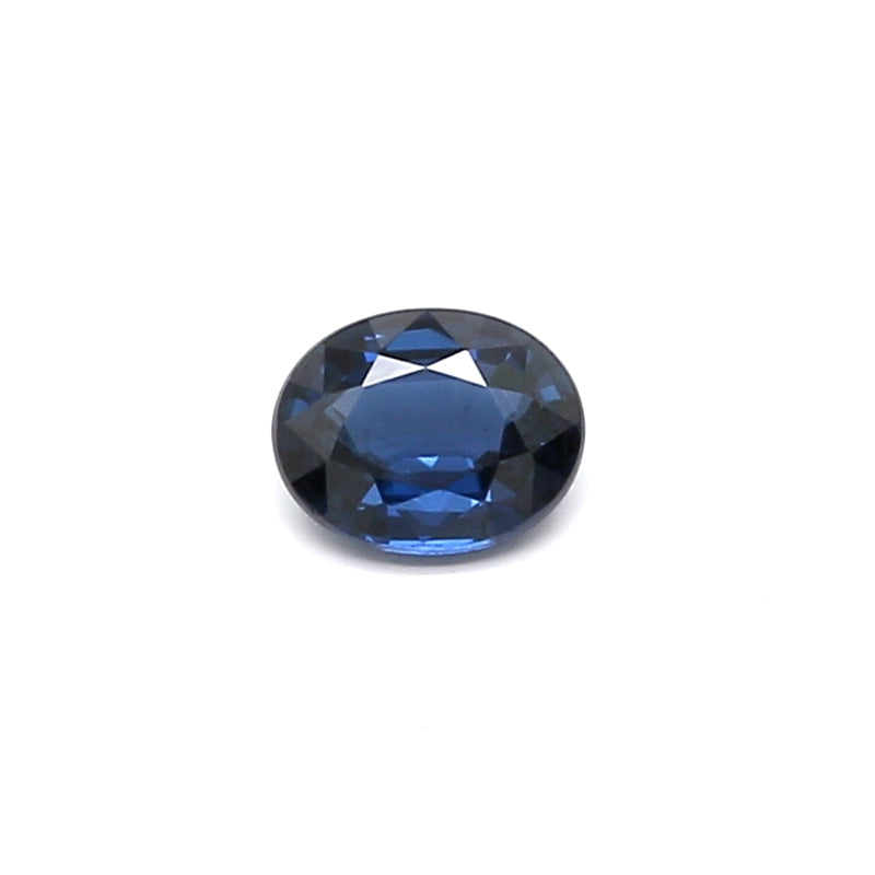 0.46ct Oval Sapphire, Heated, Basaltic - 5.05 x 4.02 x 2.35mm