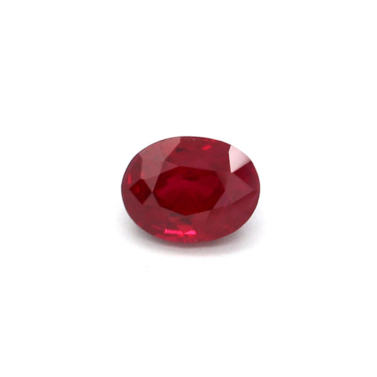 0.46ct Oval Ruby, H(a), Myanmar - 5.05 x 3.88 x 2.85mm