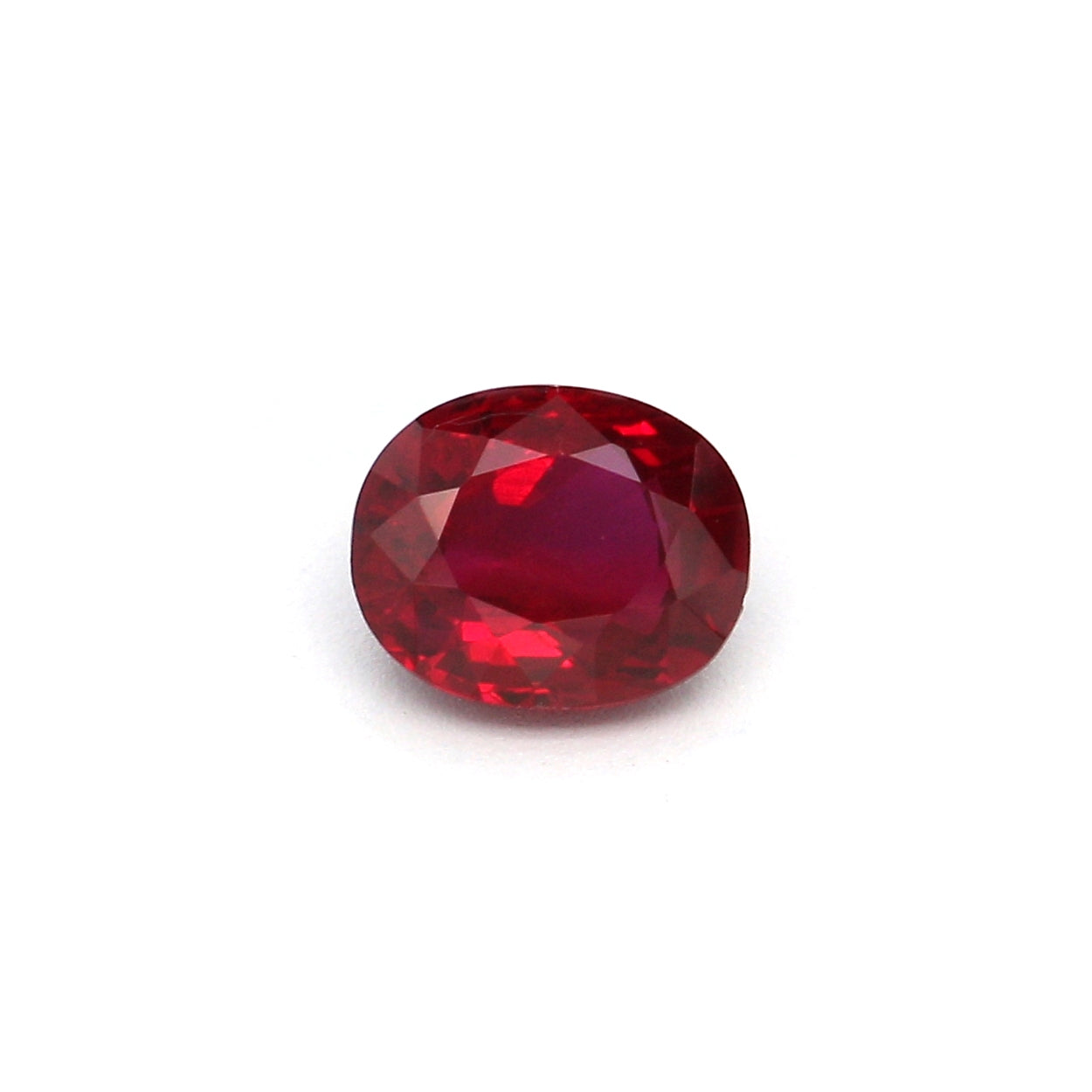 0.46ct Oval Ruby, H(b), Myanmar - 5.04 x 4.10 x 2.48mm