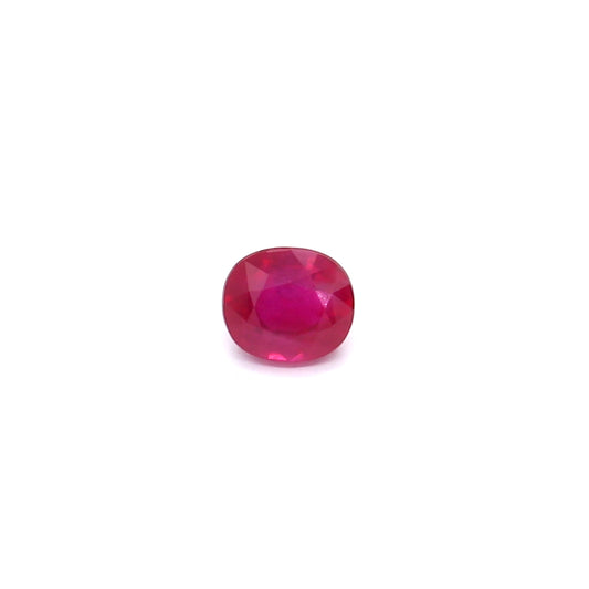 0.47ct Purplish Red, Oval Ruby, No Heat, Myanmar - 4.48 x 3.92 x 2.95mm