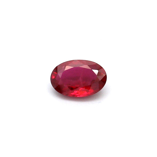 0.47ct Oval Ruby, Heated, Thailand - 6.03 x 4.03 x 2.11mm