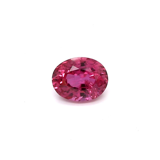 0.47ct Pinkish Red, Oval Ruby, H(b), Madagascar - 4.95 x 3.90 x 2.82mm