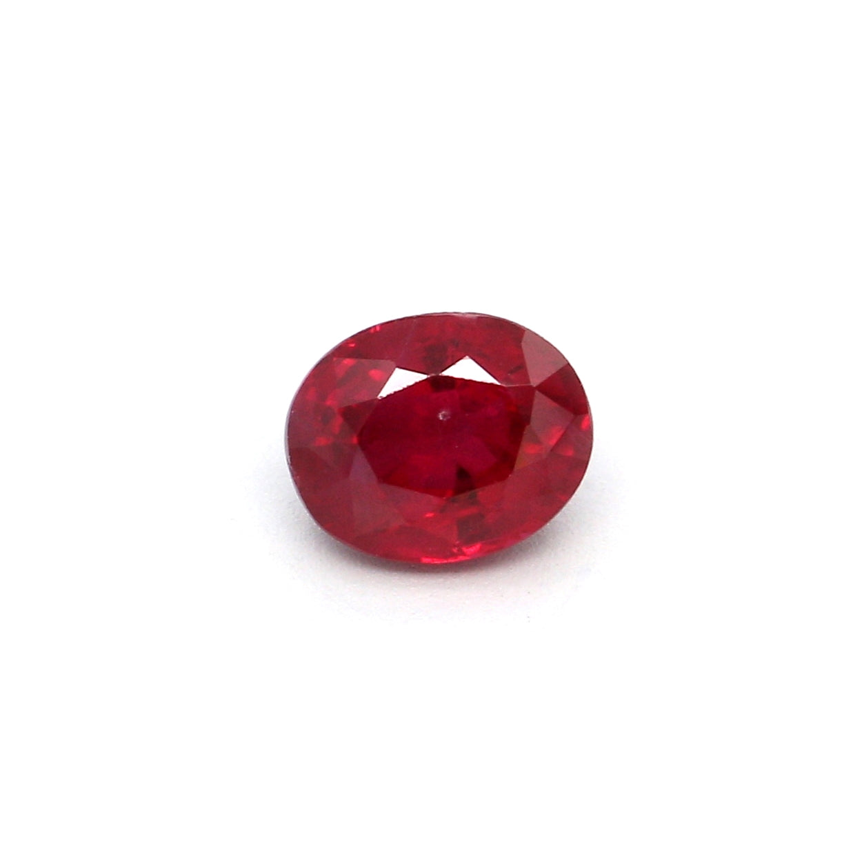 0.47ct Oval Ruby, H(a), Myanmar - 4.89 x 3.97 x 2.79mm