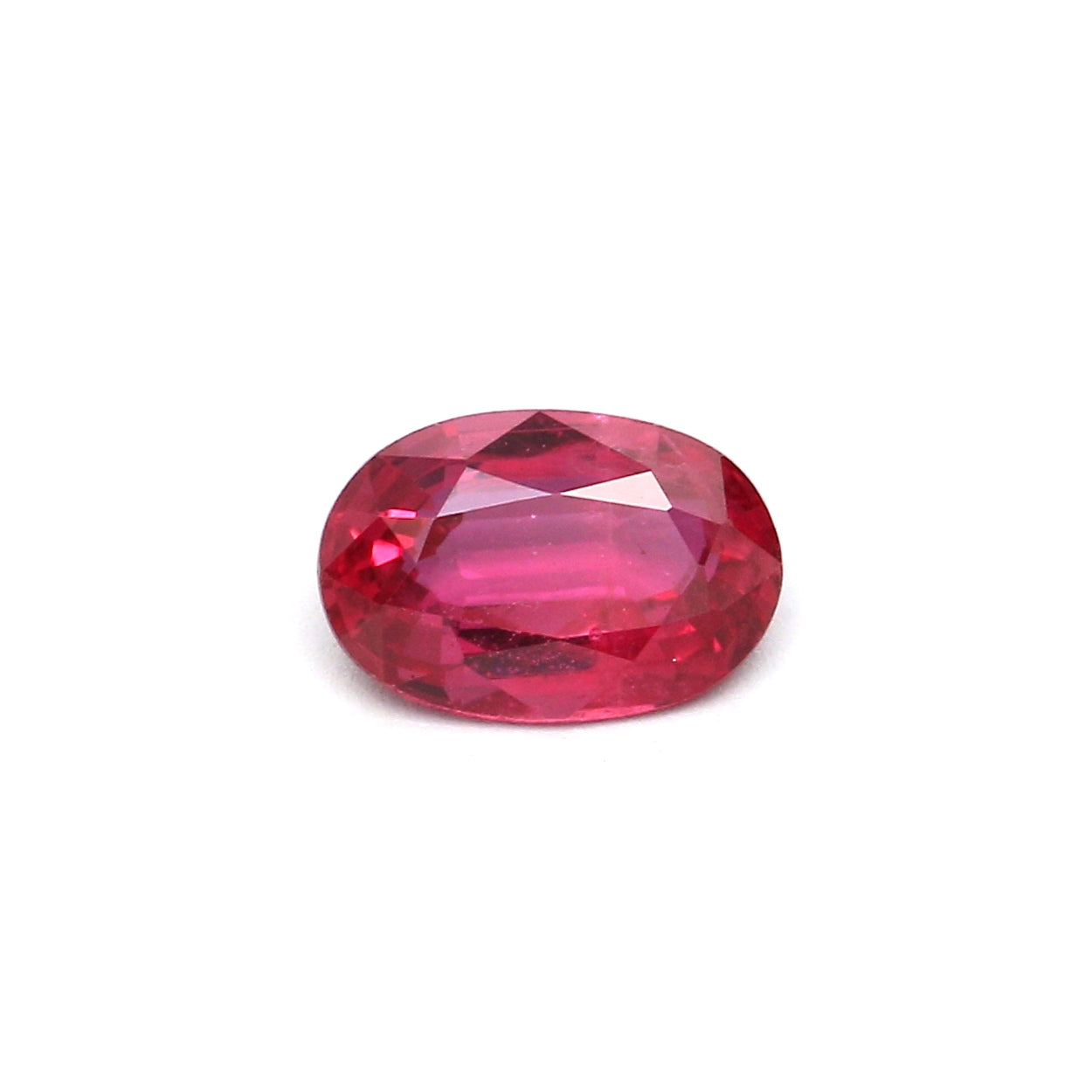 0.49ct Pinkish Red, Oval Ruby, Heated, Thailand - 5.87 x 3.96 x 2.27mm