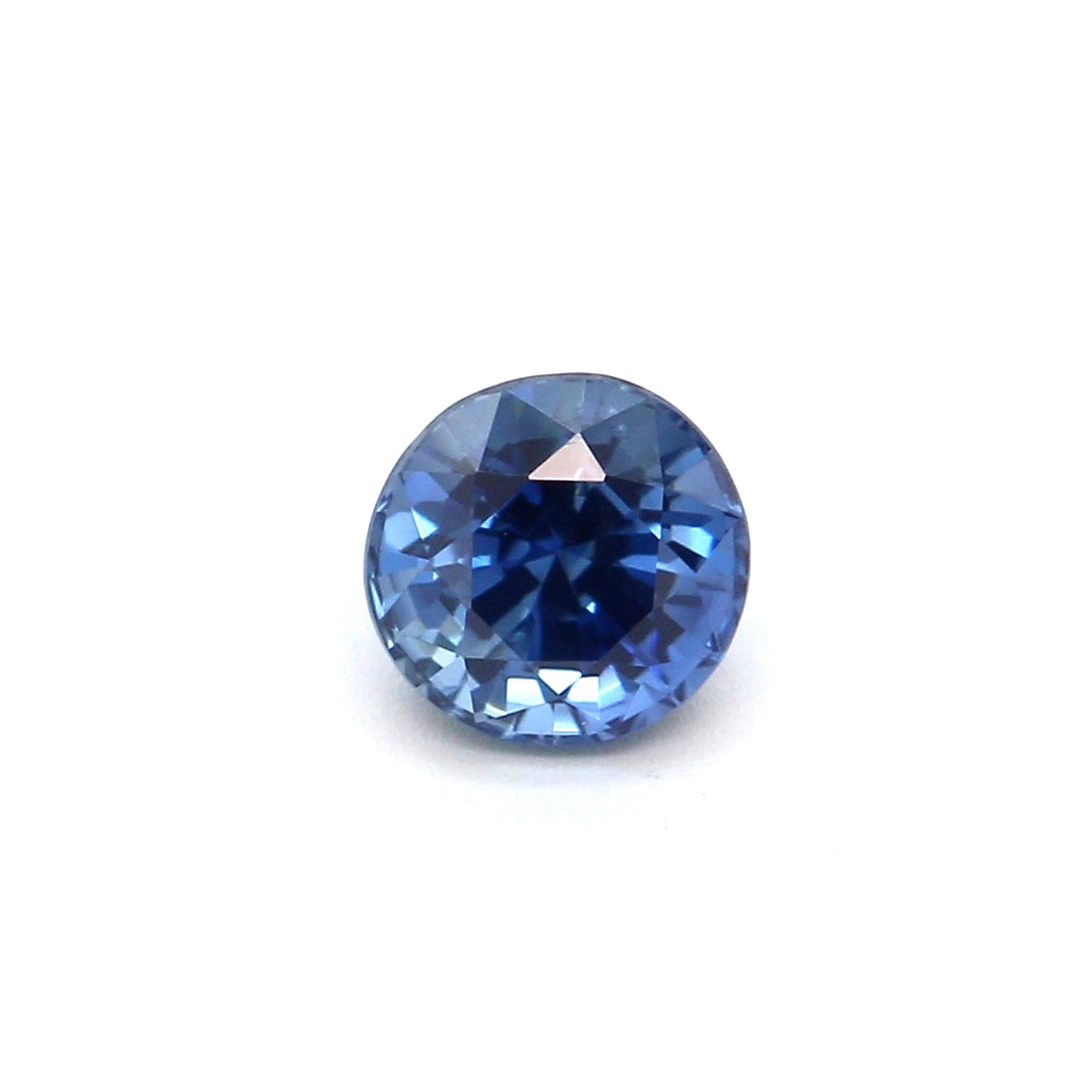 0.51ct Round Sapphire, Heated, Basaltic - 4.32 - 4.46 x 3.42mm