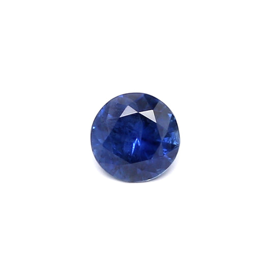 0.52ct Round Sapphire, Heated, Basaltic - 4.93 - 4.97 x 2.90mm