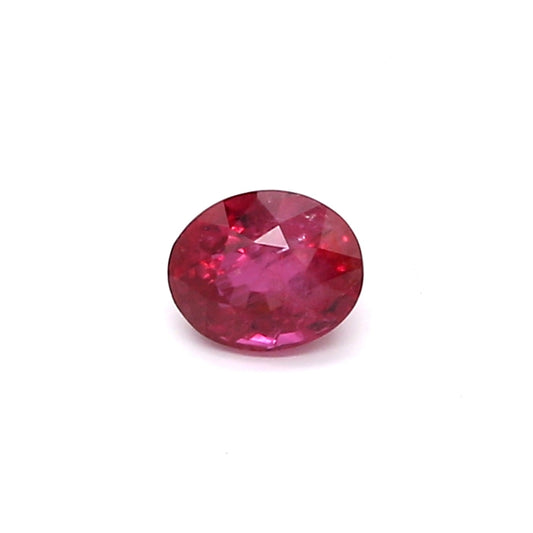 0.53ct Oval Ruby, H(b), Madagascar - 4.89 x 4.02 x 3.10mm