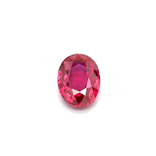 0.53ct Oval Ruby, Heated, Thailand - 5.55 x 4.14 x 2.50mm