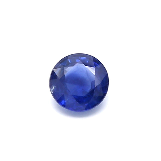 0.54ct Round Sapphire, Heated, Madagascar - 4.89 - 4.95 x 2.55mm