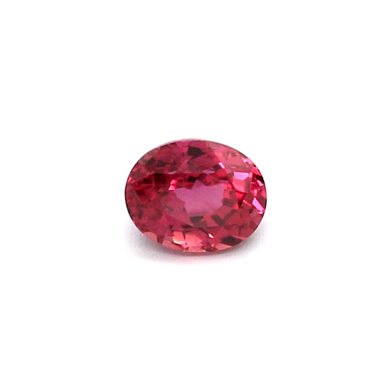 0.54ct Pinkish Red, Oval Ruby, H(b), Madagascar - 5.05 x 3.99 x 3.10mm