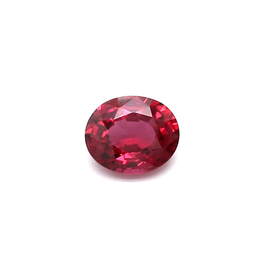 0.55ct Oval Ruby, Heated, Thailand - 5.34 x 4.42 x 2.66mm