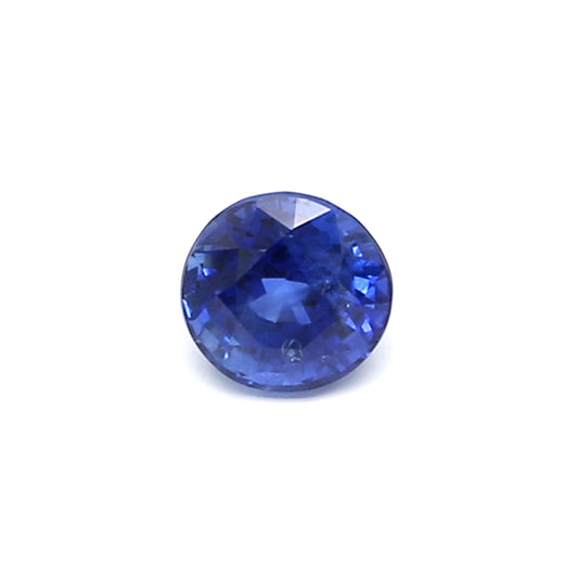 0.56ct Round Sapphire, Heated, Madagascar - 4.44 - 4.53 x 3.44mm