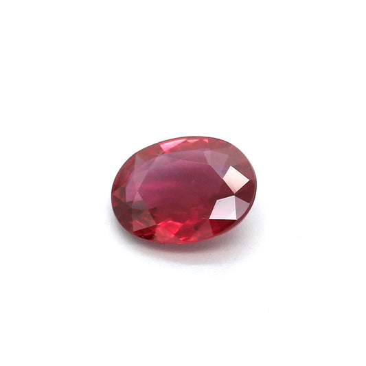 0.56ct Oval Ruby, Heated, Thailand - 6.04 x 4.80 x 2.23mm