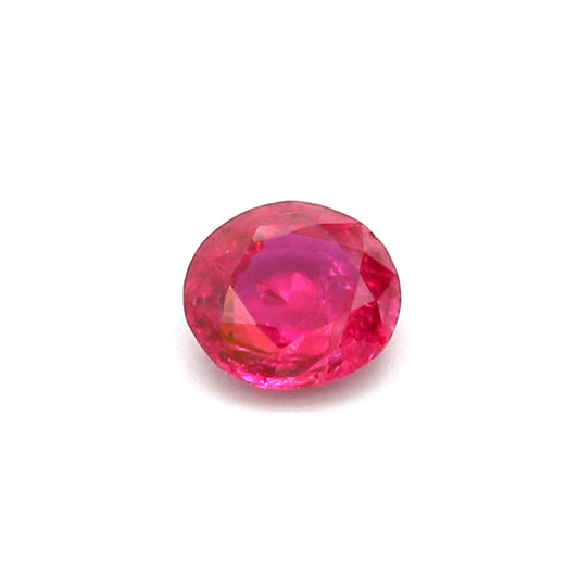 0.58ct Oval Ruby, Heated, Thailand - 5.36 x 4.84 x 2.57mm