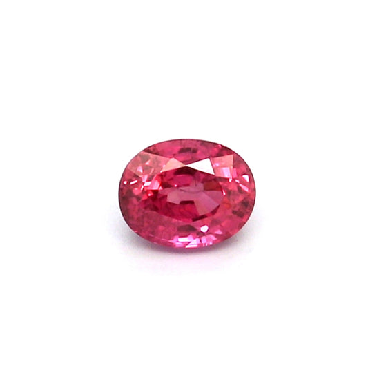 0.59ct Pinkish Red, Oval Ruby, H(b), Madagascar - 4.99 x 3.99 x 3.31mm