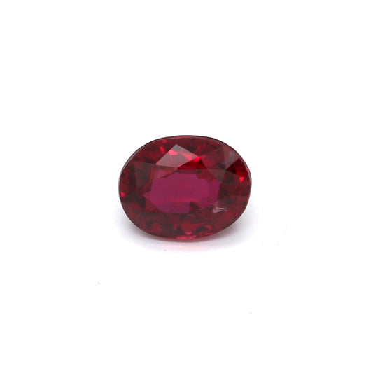 0.59ct Oval Ruby, Heated, Thailand - 5.20 x 4.11 x 2.89mm