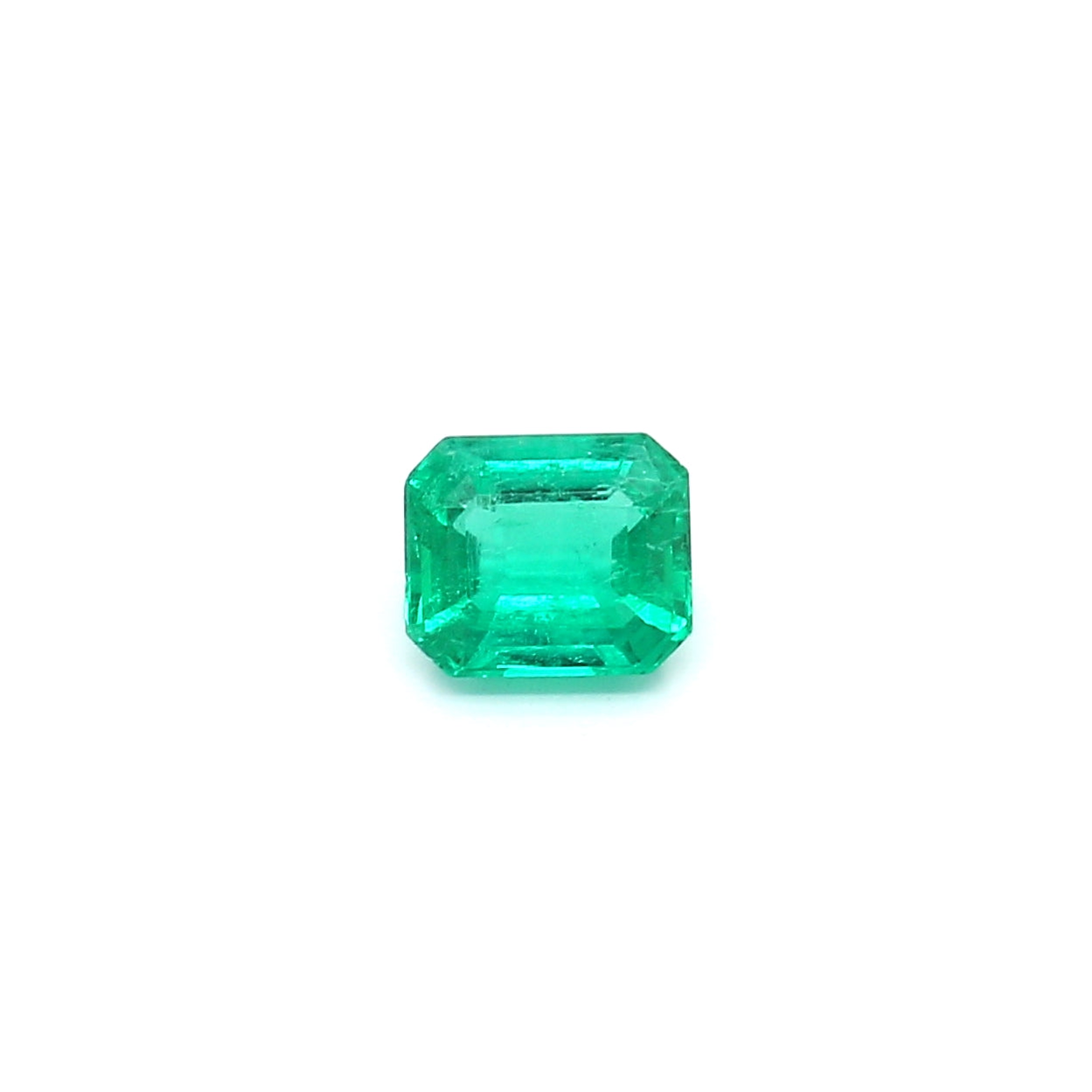 0.60ct Octagon Emerald, Moderate Oil, Colombia - 5.76 x 4.89 x 2.95mm