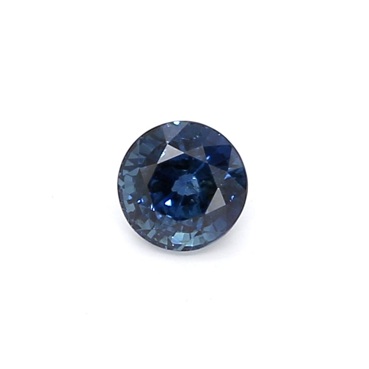 0.61ct Round Sapphire, Heated, Basaltic - 4.67 - 4.72 x 3.42mm