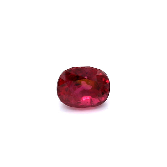 0.62ct Cushion Ruby, Heated, Thailand - 5.02 x 3.95 x 3.49mm