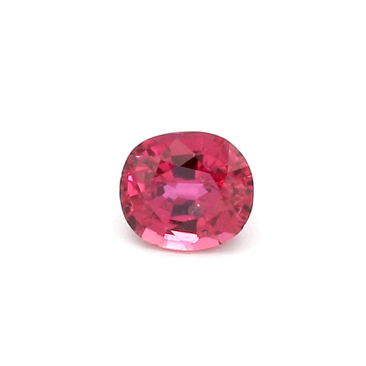 0.63ct Cushion Ruby, Heated, Thailand - 5.24 x 4.72 x 3.06mm