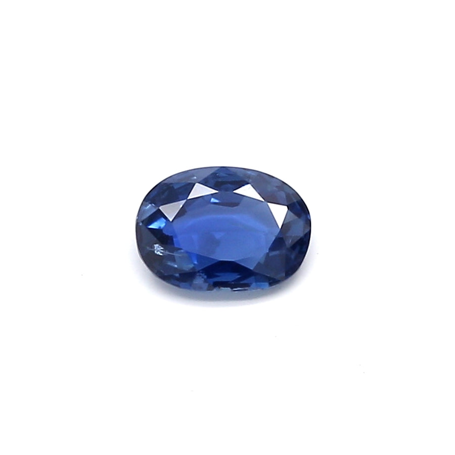 0.65ct Oval Sapphire, Heated, Basaltic - 6.14 x 4.45 x 2.36mm