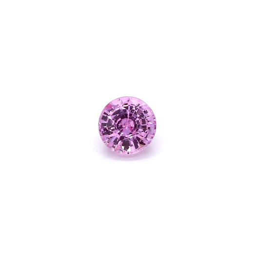 0.66ct Pink, Round Sapphire, Heated, Madagascar - 4.87 - 4.92 x 3.33mm