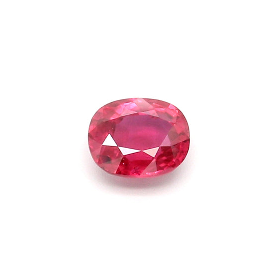 0.66ct Cushion Ruby, H(a), Thailand - 5.50 x 4.65 x 2.53mm