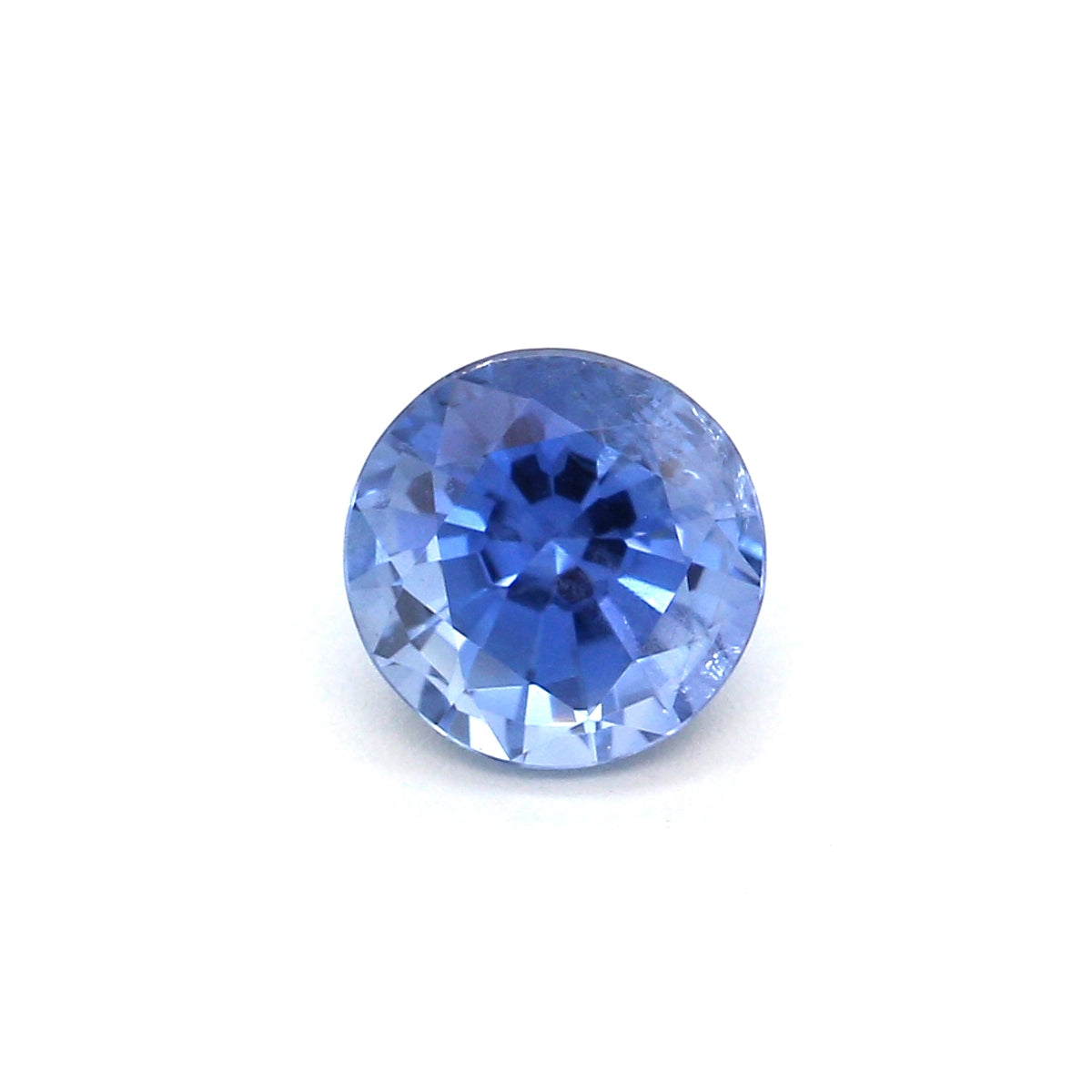 0.68ct Round Sapphire, Heated, Basaltic - 5.01 - 5.08 x 3.54mm