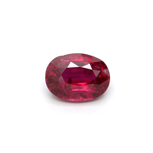 0.71ct Oval Ruby, Heated, Thailand - 6.07 x 4.46 x 3.01mm