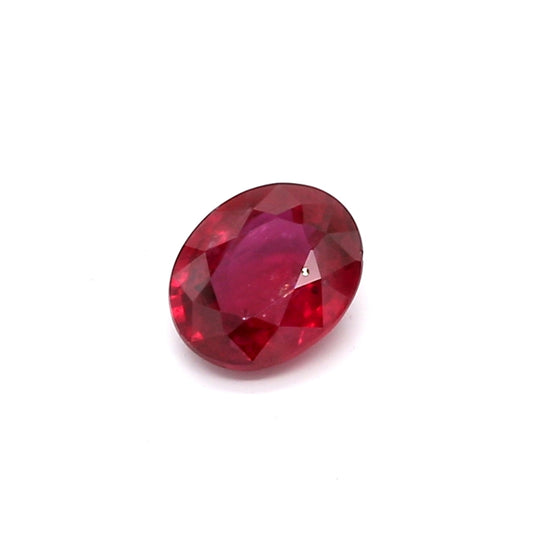 0.72ct Oval Ruby, H(b), Thailand - 6.01 x 4.93 x 2.78mm