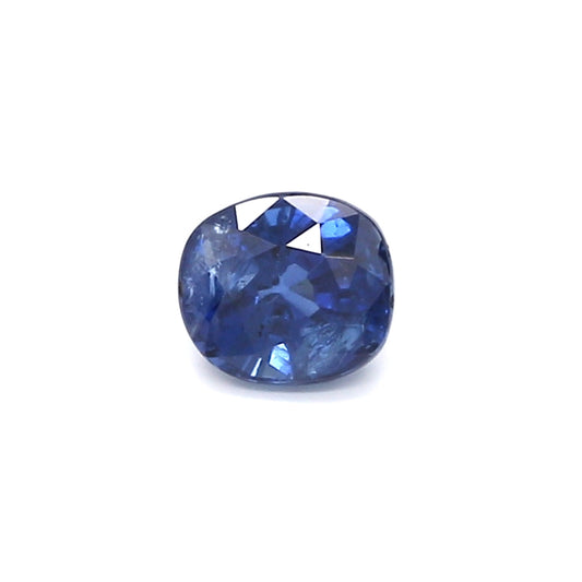 0.74ct Oval Sapphire, Heated, Basaltic - 5.25 x 4.67 x 3.48mm