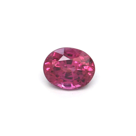 0.75ct Pink, Oval Sapphire, Heated, Thailand - 5.69 x 4.59 x 3.59mm