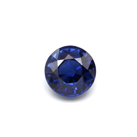 0.78ct Round Sapphire, No Heat, Madagascar - 5.12 - 5.12 x 3.38mm