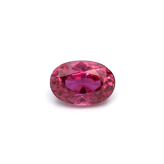 0.78ct Purplish Pink, Oval Sapphire, Heated, Thailand - 5.99 x 4.10 x 3.47mm