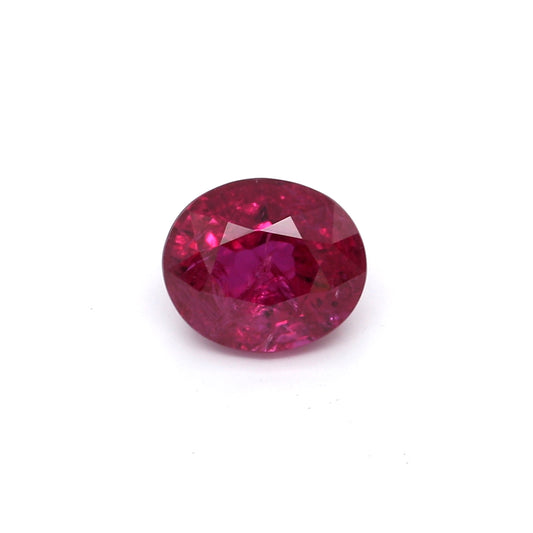 0.80ct Oval Ruby, H(a), Thailand - 5.76 x 4.93 x 3.33mm