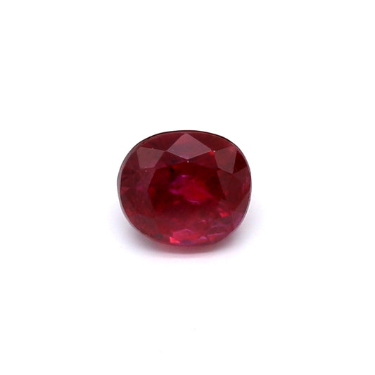 0.85ct Oval Ruby, Heated, Thailand - 5.33 x 4.66 x 3.98mm