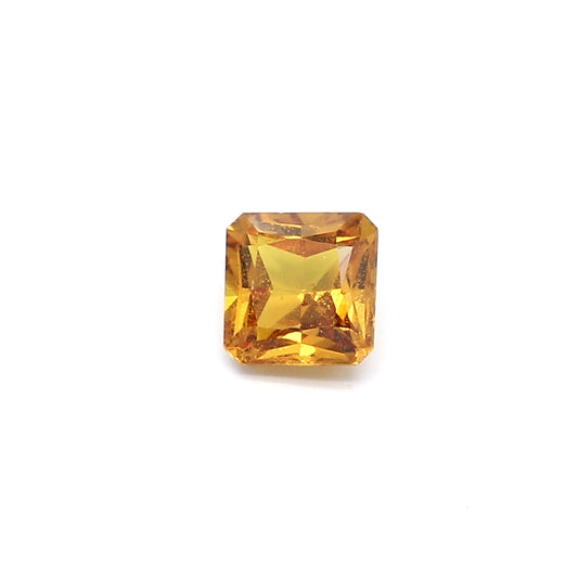 0.88ct Brownish Yellow, Radiant Sapphire, No Heat, Madagascar - 5.14 x 5.12 x 3.20mm