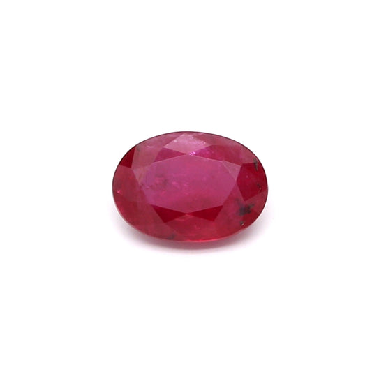 0.98ct Oval Ruby, H(b), Madagascar - 6.99 x 5.05 x 3.00mm