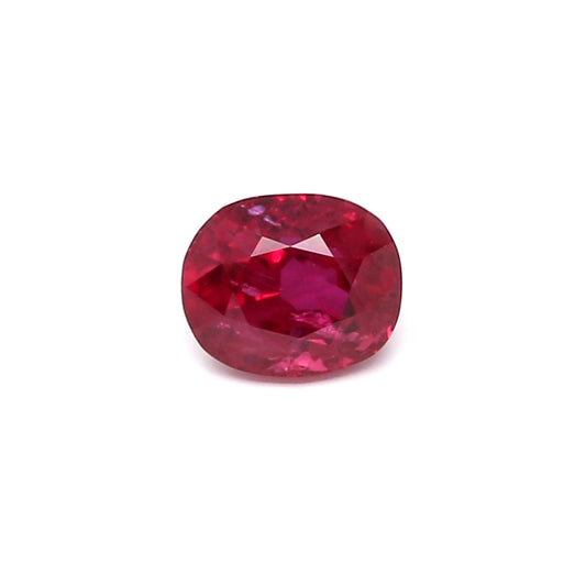 0.99ct Oval Ruby, Heated, Thailand - 5.98 x 4.98 x 3.84mm