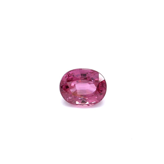 1.00ct Purplish Red, Oval Ruby, Heated, Thailand - 6.09 x 4.93 x 3.64mm